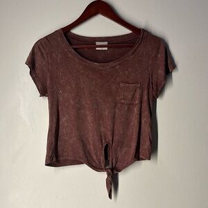 LA Hearts Women’s Cropped T-Shirt Size Small